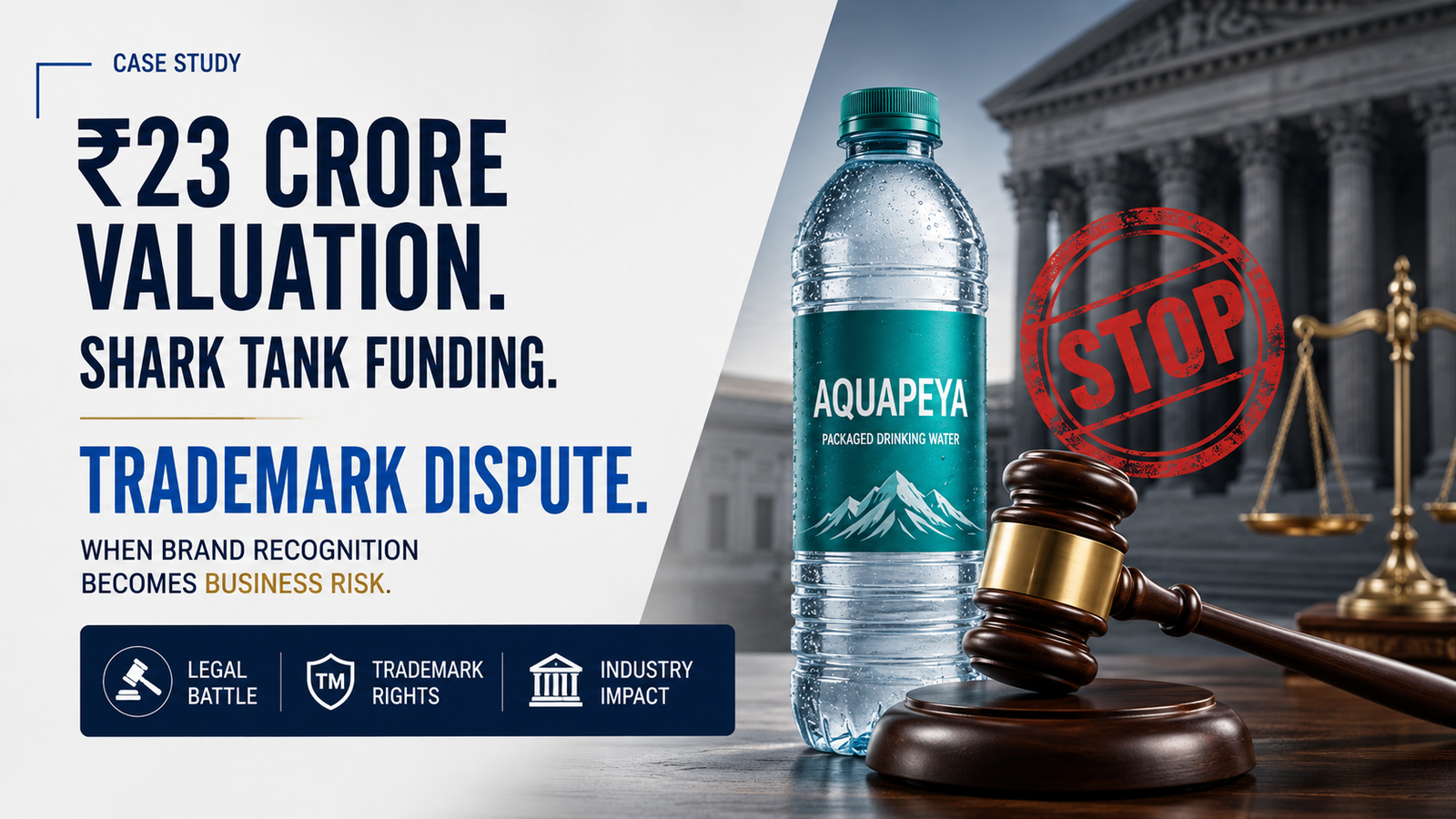 Aquapeya vs Bisleri Case Study: Trademark Dispute, Court Order & Branding Lessons
